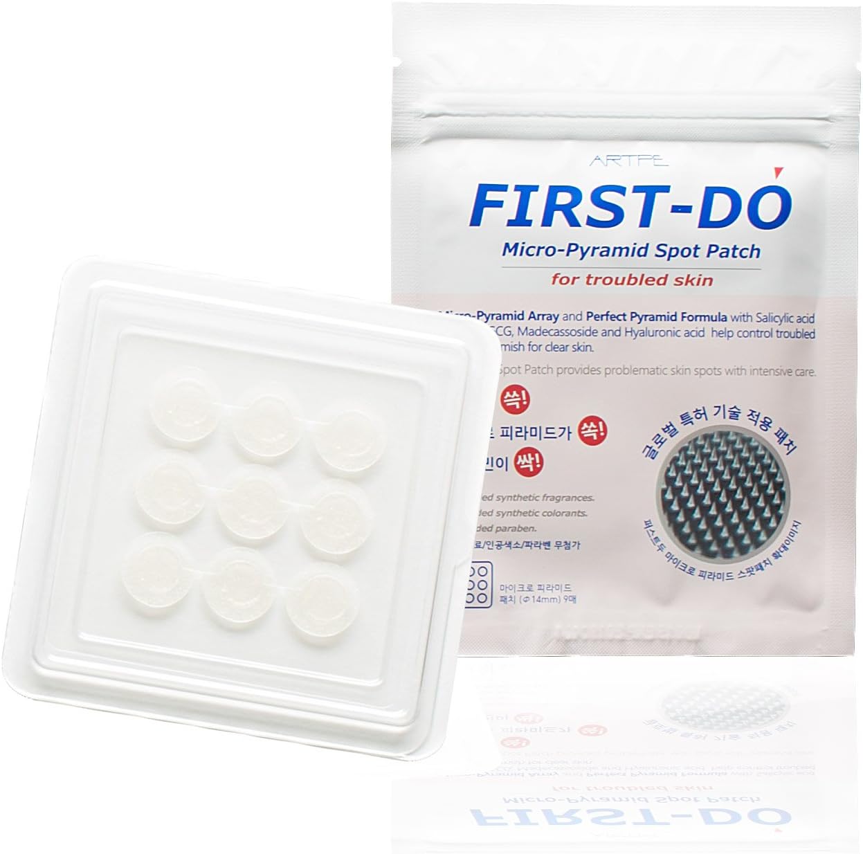 First Do Micro-Pyramid Acne Blemish Spot Patch 0.55 inch 9