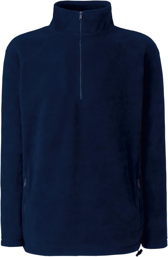 felpa mezza zip fruit of the loom