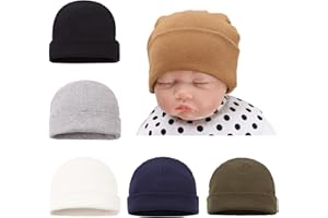 Bamery Cotton Baby Girl Hat Preemie Boys Beanie Newborn Hospital Hats Winter Infant Hats for Girls