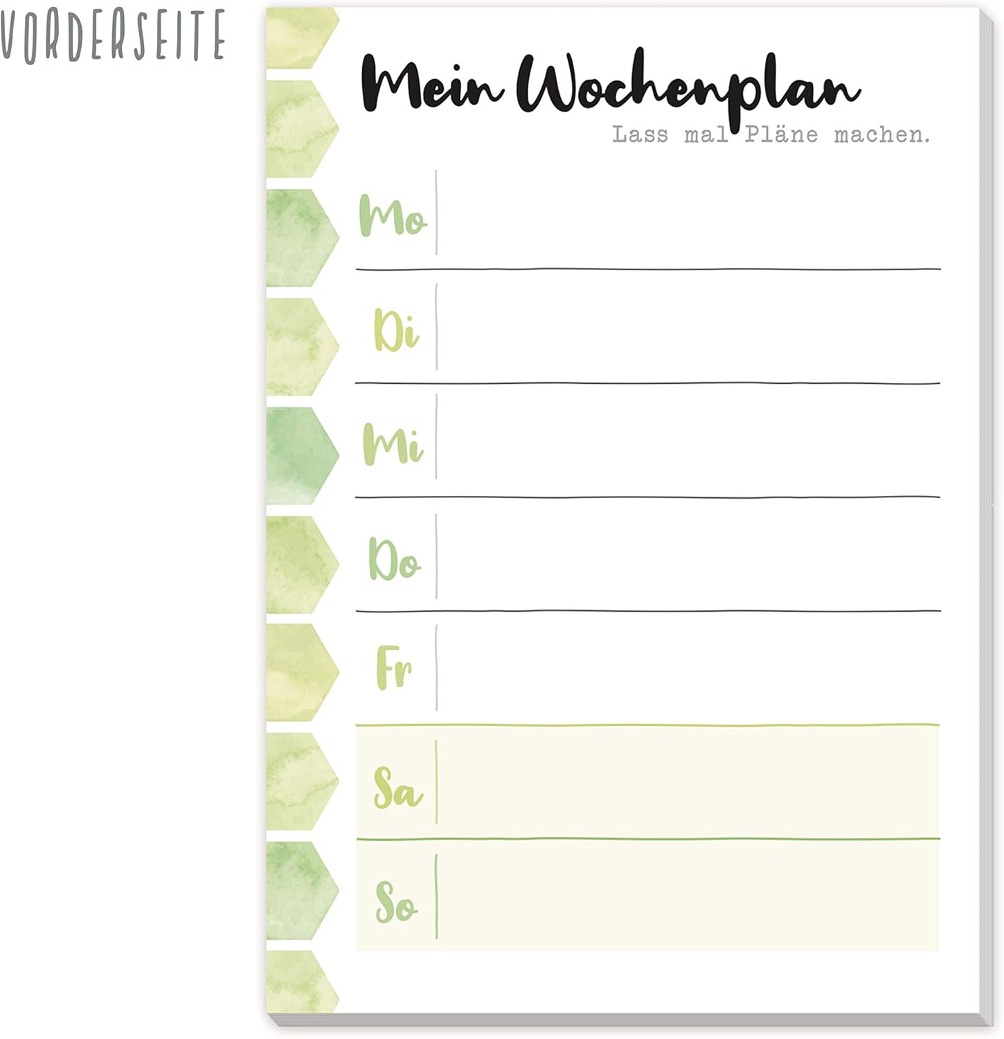 Aquarell Notizblock A6 Wochenplaner Block Klimaneutral Nachhaltig Organizer Von Trendstuff By Hafft Mit 50 Blatt Zum Abreissen Terminplaner Burobedarf Schreibwaren Kalender Planer Organizer