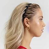 Couduan 2 Pcs Zig Zag Headbands Adjustable Non-Slip Hair Accessories Women’s view 4