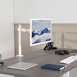 VIVO STAND-V001W Single Monitor Arm 32 inch 38 inch Ultrawide White view 2