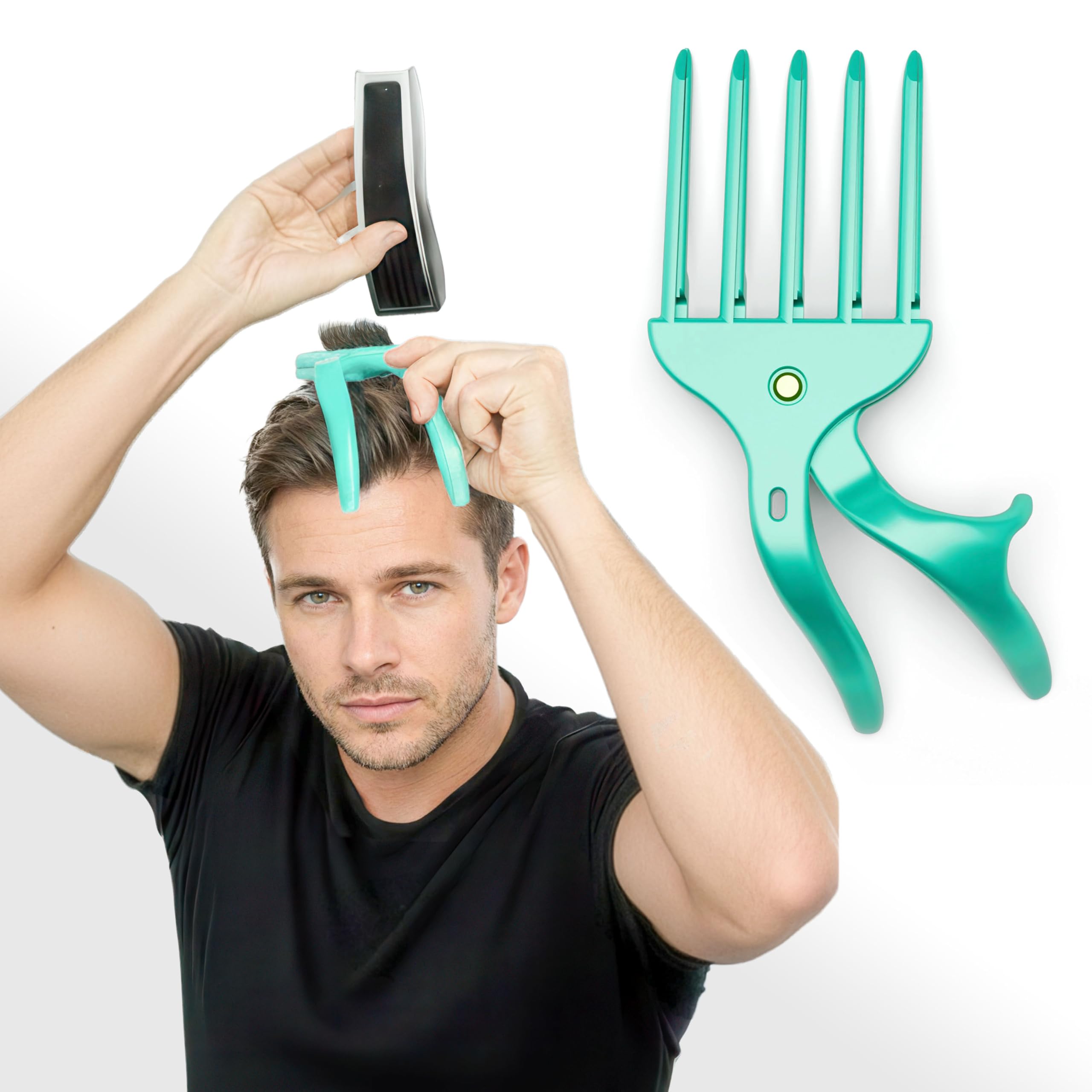 Hair Need a Cut? Cut and Trim Your Own and Other's Hair at Home with Ease Using Grip and Trim. Use with Your Hair Clippers, Hair Cutter Kit, Self Haircutting, DIY Haircutting, Home Haircutting.