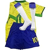 New #10 Boys' Soccer Jerseys Sports Team Training Uniform Kids Boys and Girls Youth Shirts and Shorts Set