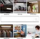 Haokiang 2Pack Under Cabinet Lights 39 LEDs 24cm USB Rechargeable Motion Sensor view 7