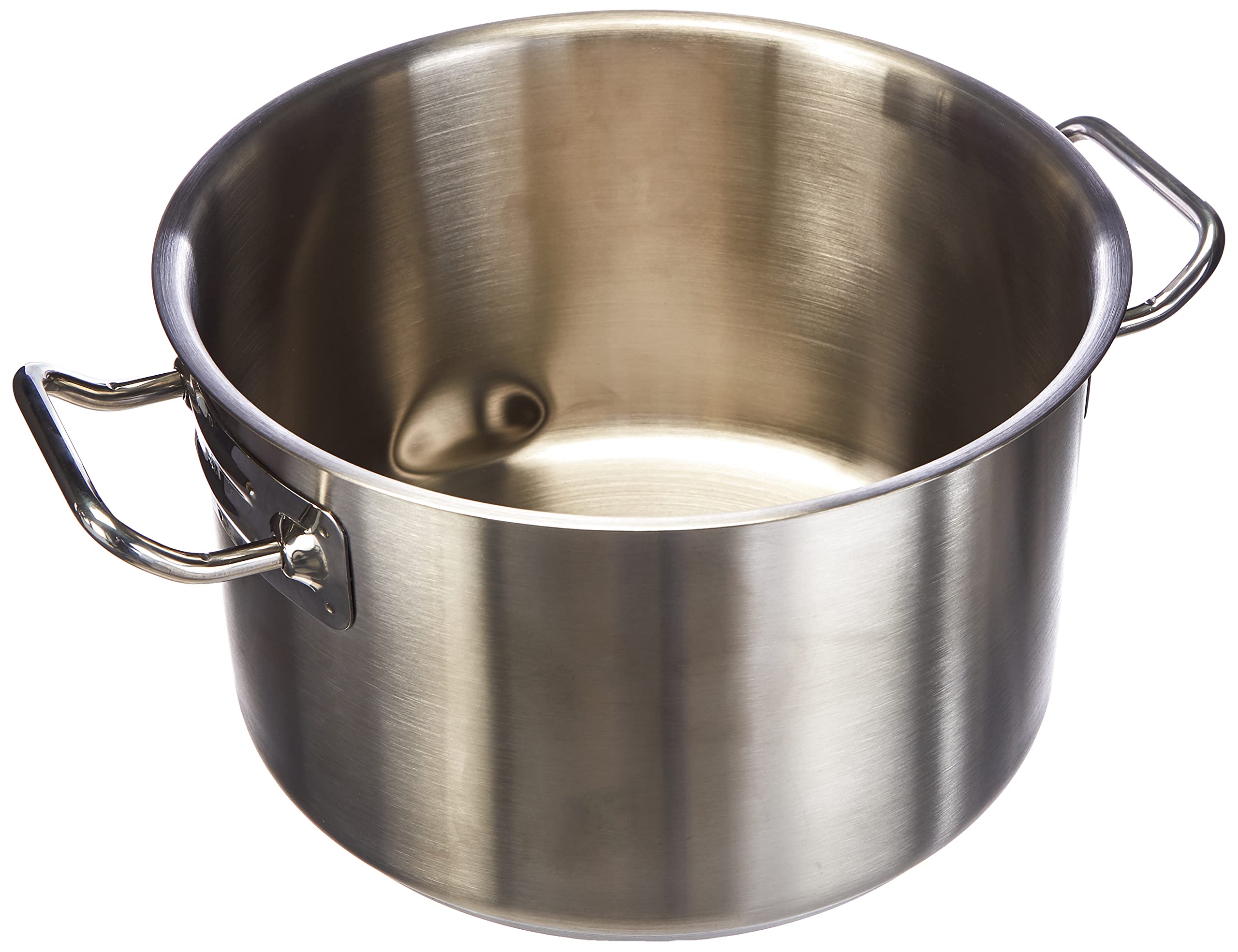 Pentole Agnelli Stainless Steel Deep Saucepot With 2 Handles, 7.08 Litre