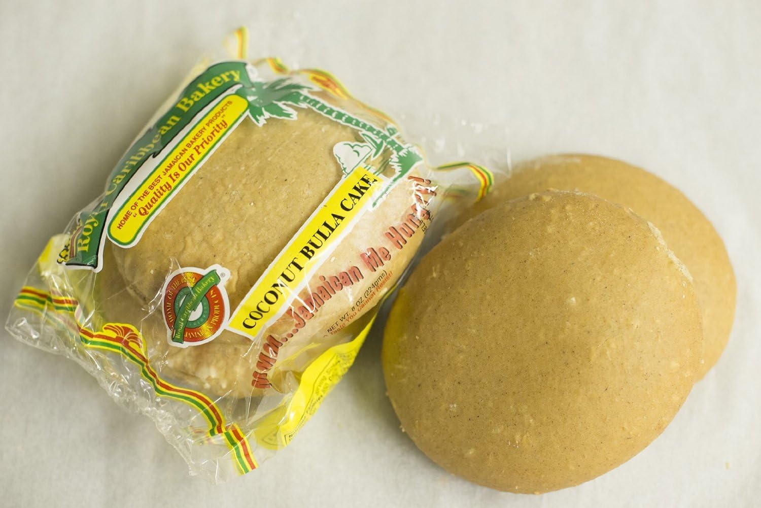 Jamaican Style Coconut Bulla Cakes (2 Pack)