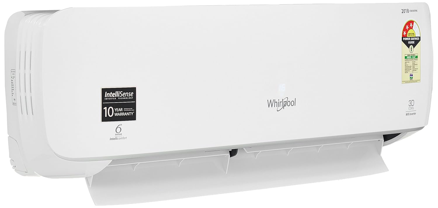 Whirlpool 1 Ton 3 Star Inverter Split AC (1.0T 3DCOOL PURAFRESH INV 3S  COPR,WHITE): Amazon.in: Home & Kitchen