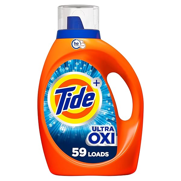 TIDE ULTRA OXI BOOST LIQUID LAUNDRY DETERGENT, 84...