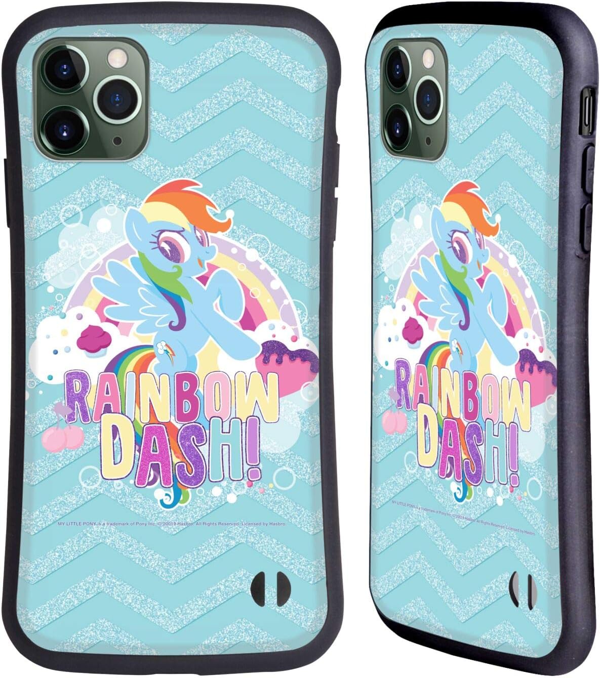 Head Case Designs Officially Licensed by My Little Pony Rainbow Dash Sugar Crush Hybrid Case Compatible with Apple iPhone 11 Pro Max