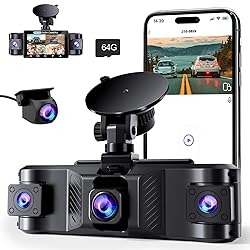 4 Channel 2.5K Dash Cam Front Rear Left