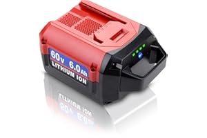 6.0Ah Lithium-ion Replacement for ‎Toro 60V Battery L108 L135 L216 L324 L405 88620 88625 88640 88660 88675, Compatible with T