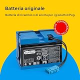 Peg Perego 12V 12Ah Original Rechargeable Battery Schwarz May Vary view 4