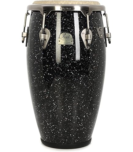 Amazon.com: Pearl Conga Drum, Silver White Swirl