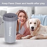 Tinioey Dog Paw Cleaner Large Breed with 3 Towels Muddy Paw Washer view 3