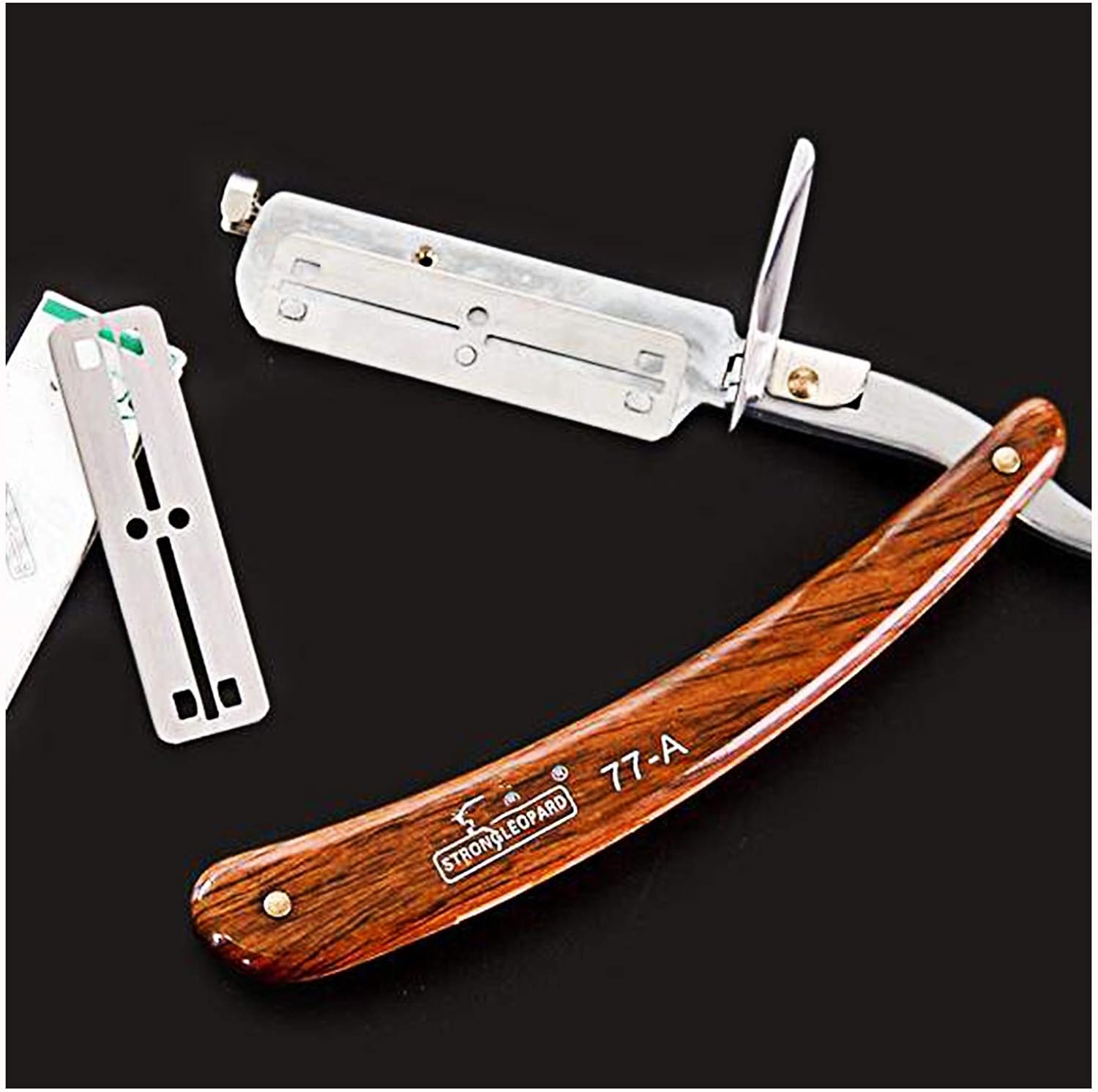 Foldable Razor, Manual Razor, Hairdressing Shaving Razor Holder, Retro Shave Holder Foldable Razor, Manual Razor, Hairdressing Shaving Razor Holder, Retro Shave Holder