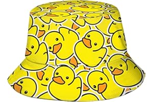 VOZUN Fashion Retro 80s 90s Bucket Hat for Men Women Packable Sun Cap Rave Party Outfit Accessories Fisherman Hat