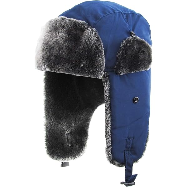 Ushanka Hat Y2k Russian Soviet Army Fur Military Cossack Ushanka