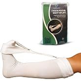 PHYSIOVOLUTION Plantar Fasciitis Relief Night Splint Sock, Large | Sized By Calf, 11 To 13 In Around; Patented Ankle + Big Toe Stretch By A PT; Achilles &amp; Heel Pain Support; Fits Either Foot