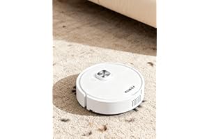 Mini Robot Vacuum for Hard Floor and Low Pile Rugs Quiet Slim Design for Dorm