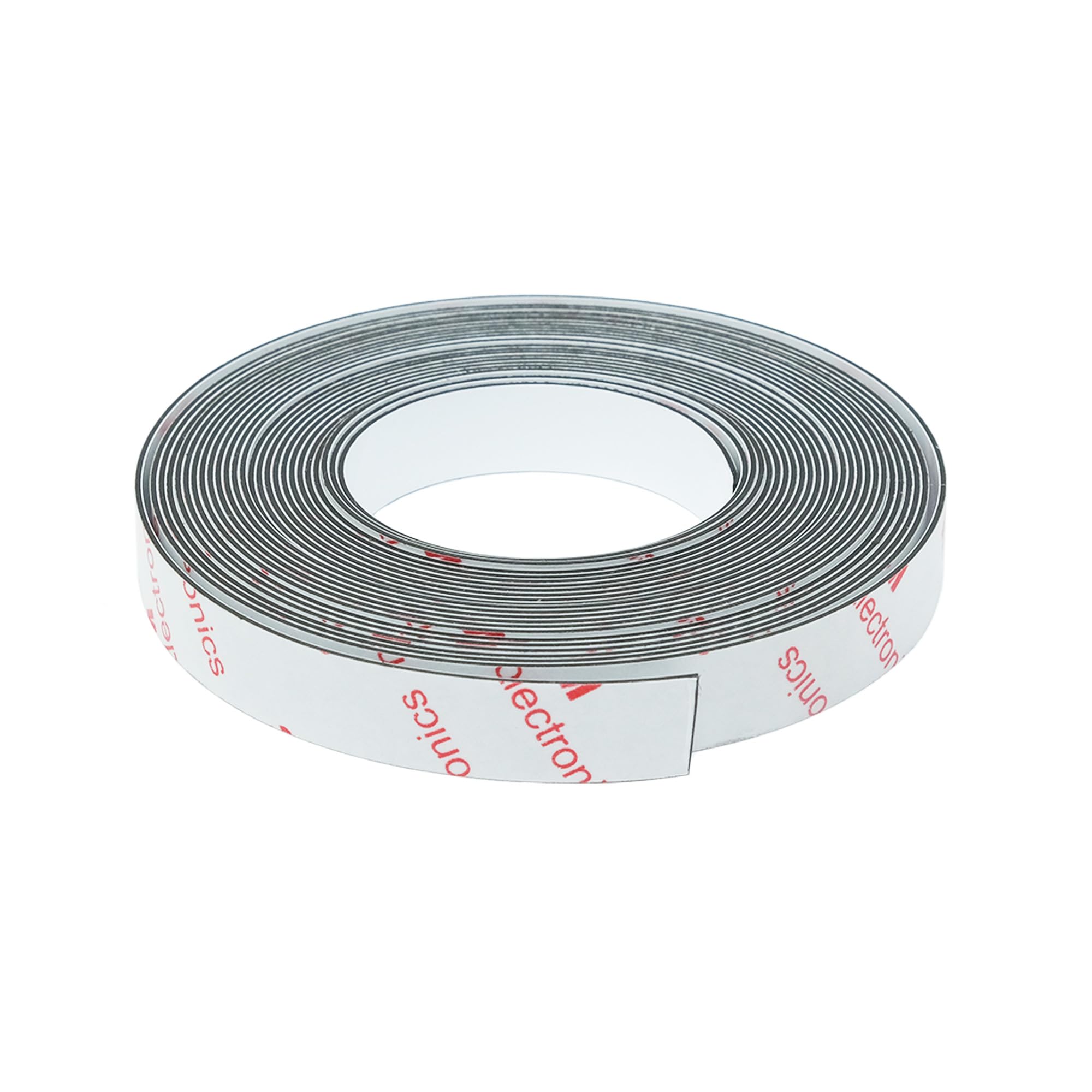 Magnet Expert® 12.7mm wide x 1.3mm thick Gloss White Ferrous Strip with Self Adhesive ( 5m Length )