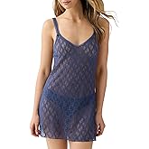 b.tempt'd womens Lace Kiss Sheer Chemise Lingerie, 914282