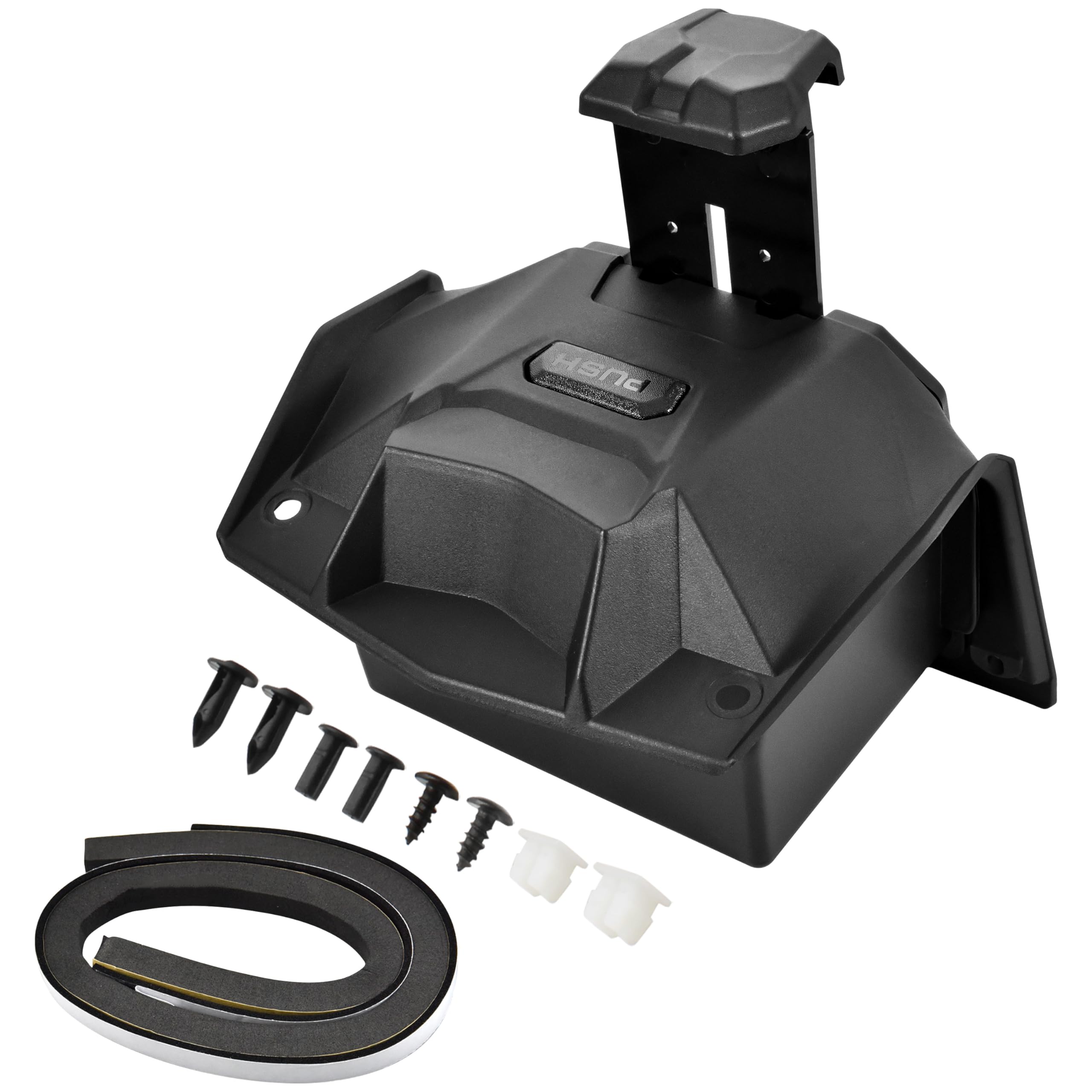 SAUTVS Tablet Mount for Polaris RZR XP 1000/Turbo/RZR Trail/900 2019-2023, Sporty Phone Mount Tablet Holder Electronic Device Holder with Storage Box Accessories