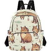 ALAZA Capybara Mini Backpack Purse for Women Travel Bag Lightweight Shoulder Bag Fashion Daypack18