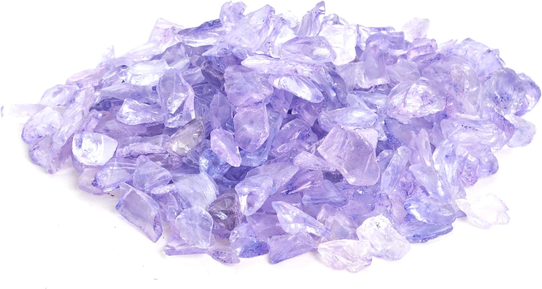 Shop Succulents | Decorative Sea Glass for Fairy Gardens, Terrariums, Craft or Floral Projects, Weddings Other Arts, 4lbs, Lavender