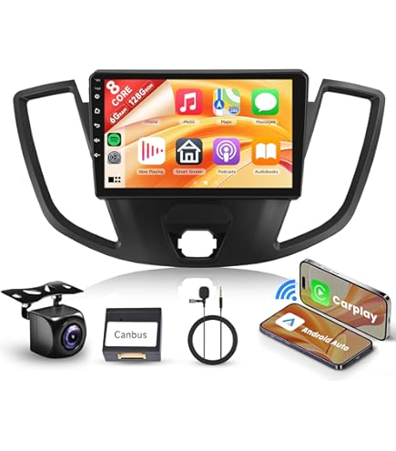 Autoradio GPS Ford Transit De 2015 à 2020 - Carplay & Android