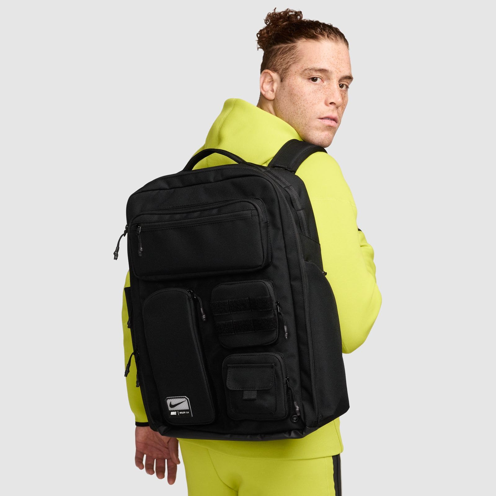 Nike Utility Elite Backpack 2.0, Black/Black/White, MISC
