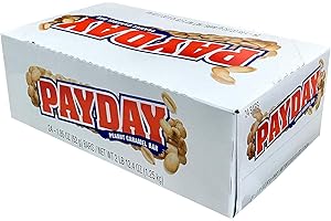 HERSHEY'S PayDay Bars, Peanut, 1.85 Ounce (Pack of 24)