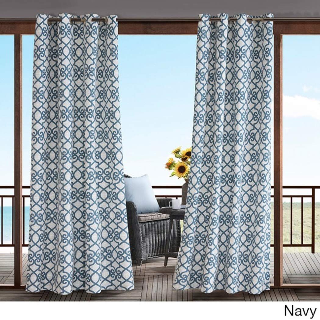1 Stuck 213 4 Cm Outdoor Navy Durchbrochenes Pavillon Vorhang