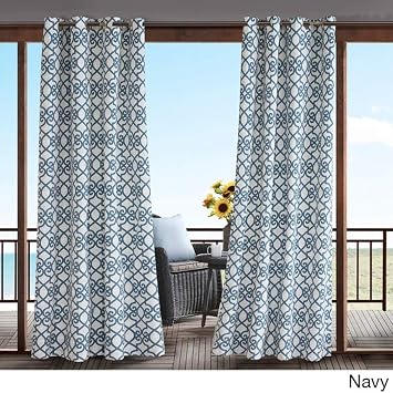 1 Stuck 213 4 Cm Outdoor Navy Durchbrochenes Pavillon Vorhang