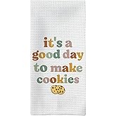 Tzhim It's a Good Day to Make Cookies Kitchen Towels, Baking Towels, Gifts for Bakers, Tea Towel for Baking, BakingGifts for Women Dish Tea Towel for Kitchen, BakingDecor, 16x24inch