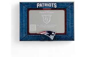 The Memory Company Officially Licensed Team Art Glass Frame, New England Patriots