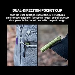 OLIGHT I3T 2 EOS Pocket EDC Flashlight, 200 Lumens