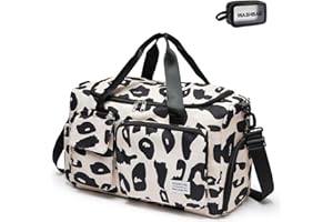 BEULPTN Small Gym Bag for Women, Travel Duffle Bag Carry On Weekender Bag with Shoe Compartment