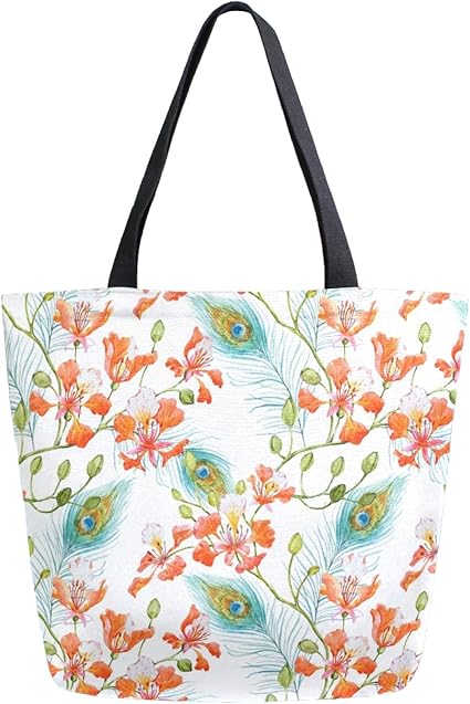 Bolsa de lona con diseño de lunares con silueta dorada y bolsa de