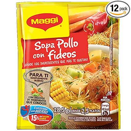 Sopa Caracolitos Maggi 76 G Nestle Contigo