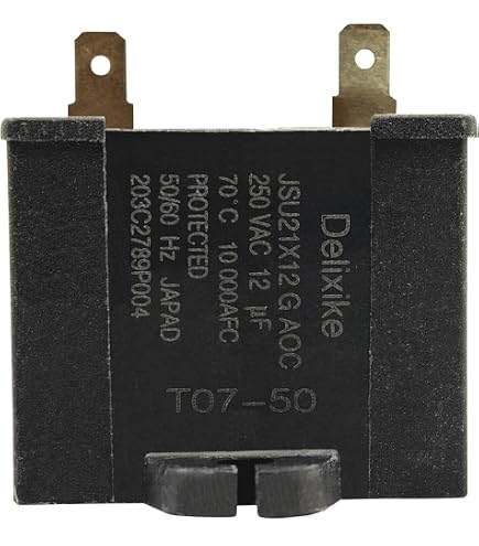 Kit Condensatore Frigorifero GE WR55X24064 – 12 UF – OEM Con Relè WR62X10022