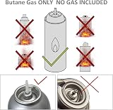 Cadrim Kitchen Blow Torch 1300°C Dual Flame Refillable Butane Chef Tool view 5