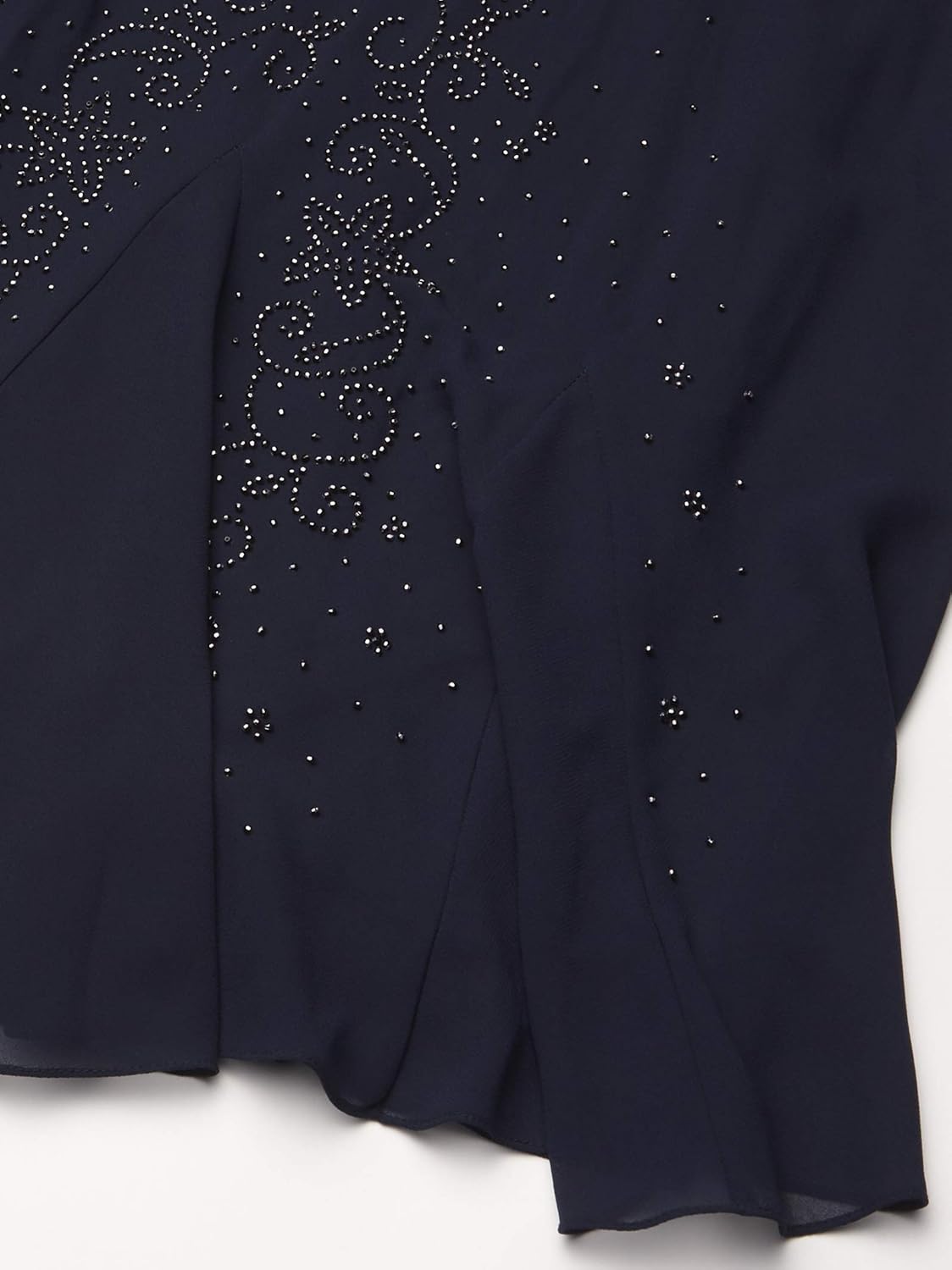 R&M Richards Women's Beaded Chiffon Jacket Dress: Clothing