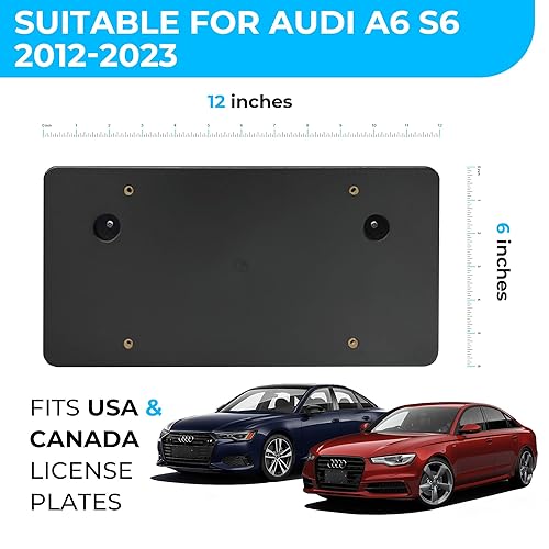 Rear License Plate Tag Mount Bracket For AUDI Q8 SQ8 Q8 E-tron 2019 - Foto 4