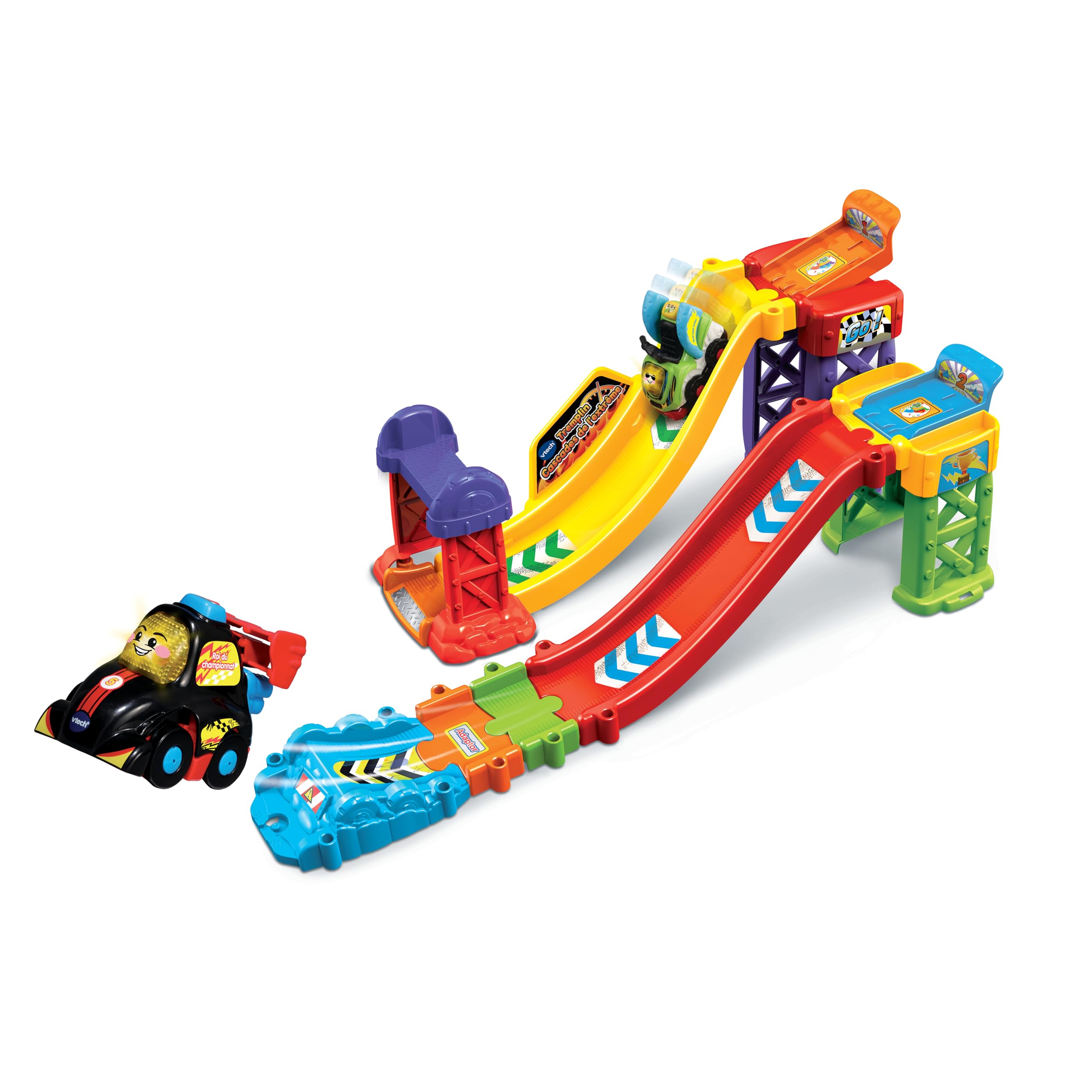 VTech – Driver Toot-Toot-Toot Filler – Waterfalls of the Extreme and Lucas – King of the Championship – Version FR