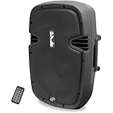 PYLE-PRO PPHP1537UB 15-Inch 1200 Watt 2-Way Powered Bluetooth Speaker System with USB/SD Readers, Record Function and Remote Control