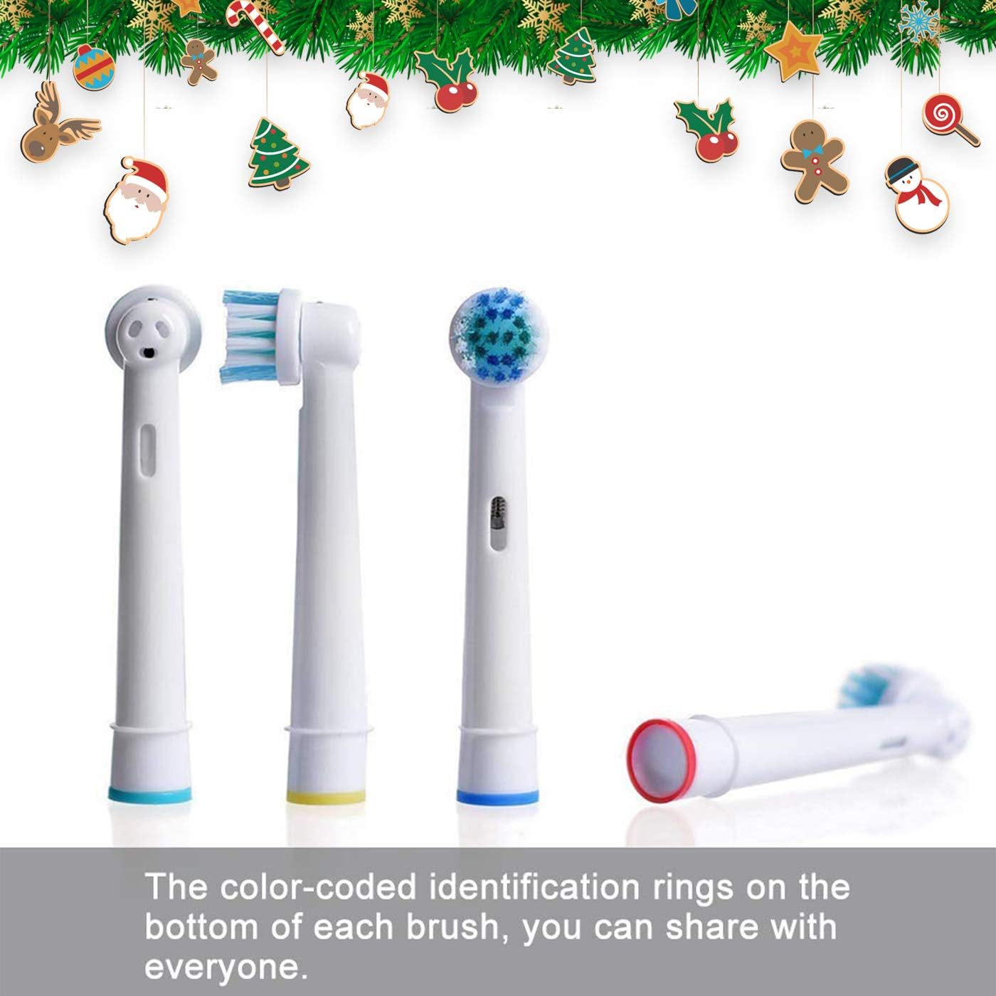genkent Replacement Toothbrush Heads Compatible with Oral B Braun - Image 3