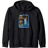 Steven Rhodes Making New Friends Ghost Retro Dark Humor Zip Hoodie