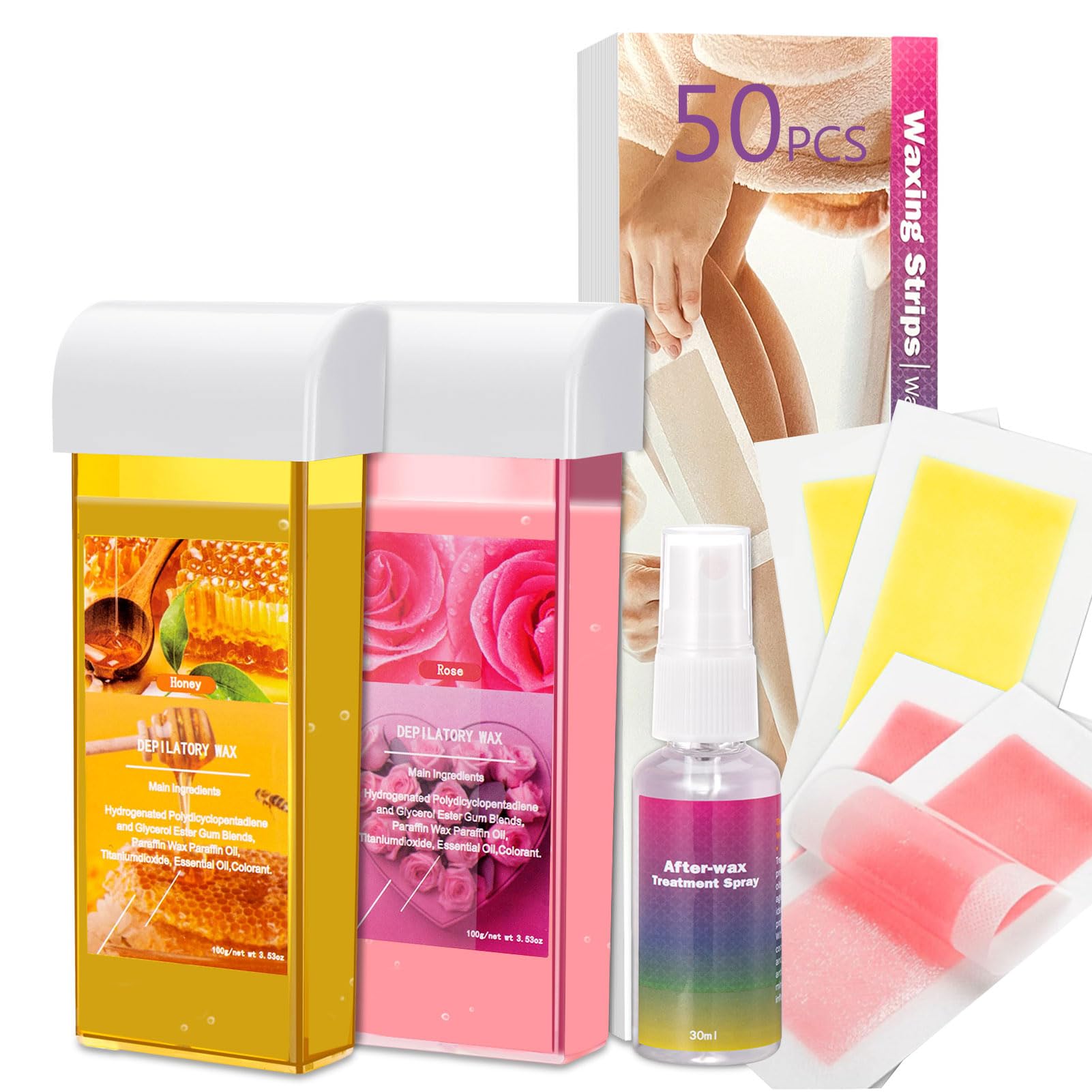 Roll On Wax Kit, Hawcay Depilatory Wax For