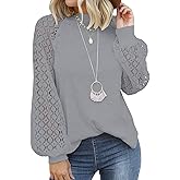 Women Blouses and Tops Black White Colorblock Bell Sleeve Cold Shoulder Top Shirt